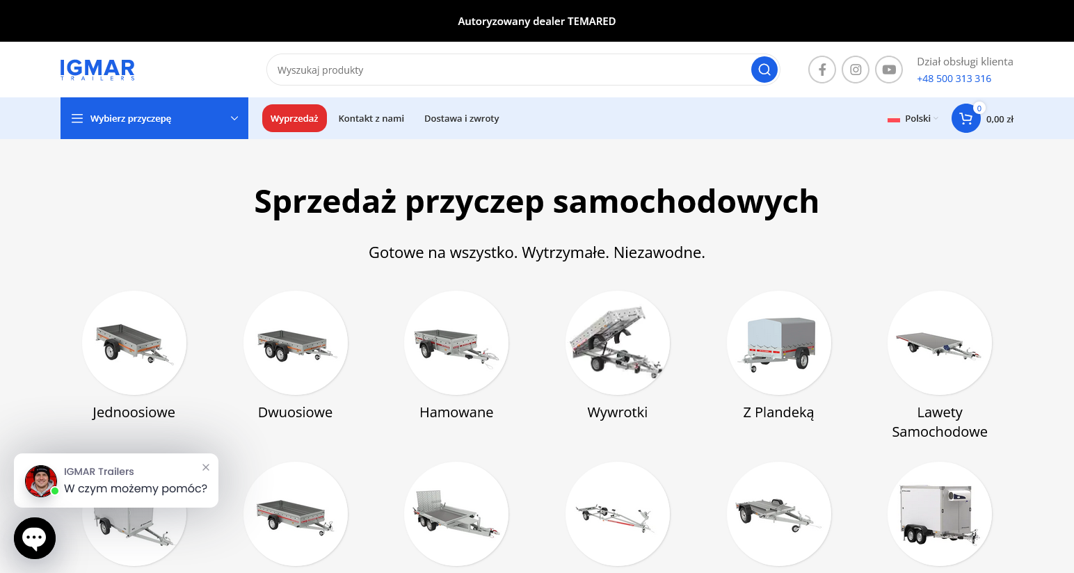 Rodzaje przyczep samochodowych - czym różnią się modele Temared?