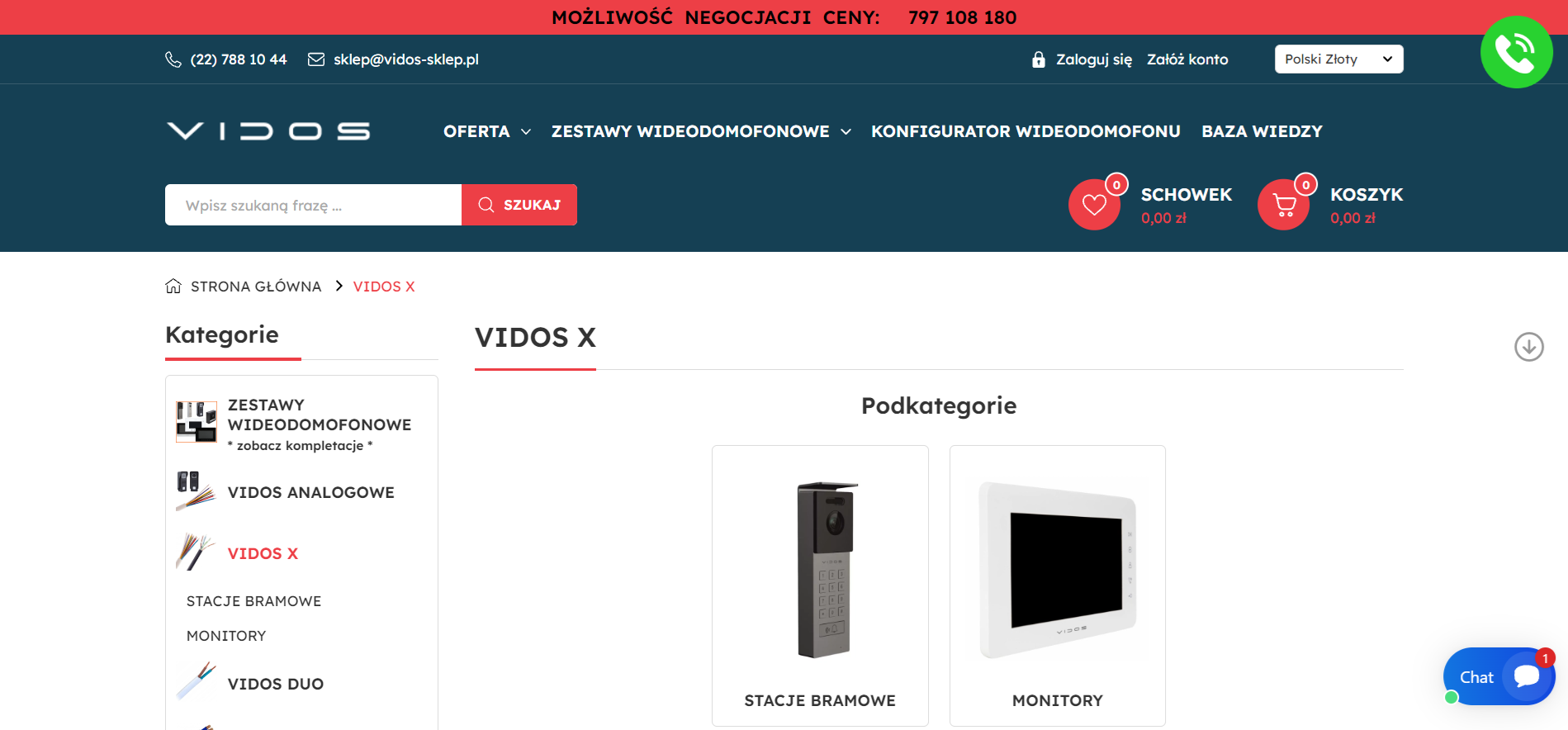 System wideodomofonowy dla domu, biura i małej inwestycji - możliwości Vidos X