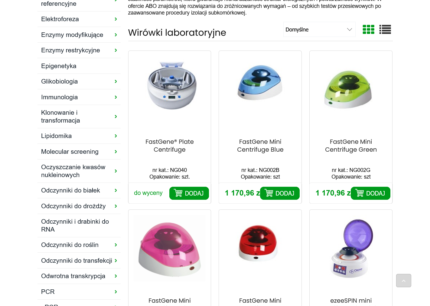 Wirówki laboratoryjne - rodzaje i zasada działania