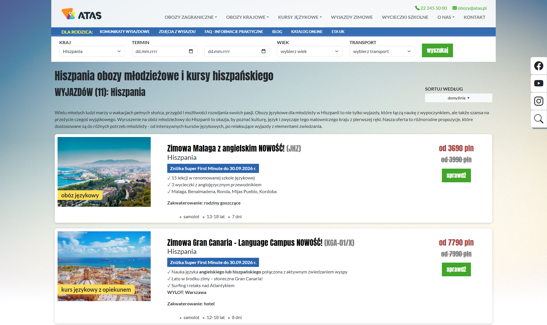 Czy obóz młodzieżowy w Hiszpanii to dobry wybór dla nastolatka?