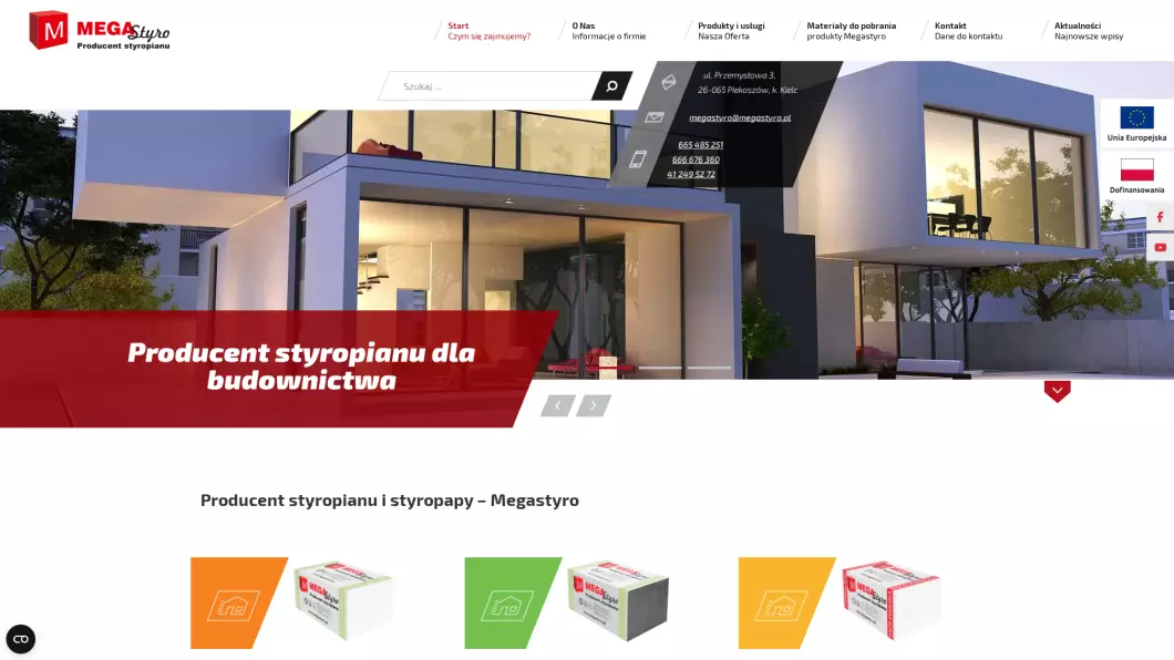 Producent styropianu - MegaStyro