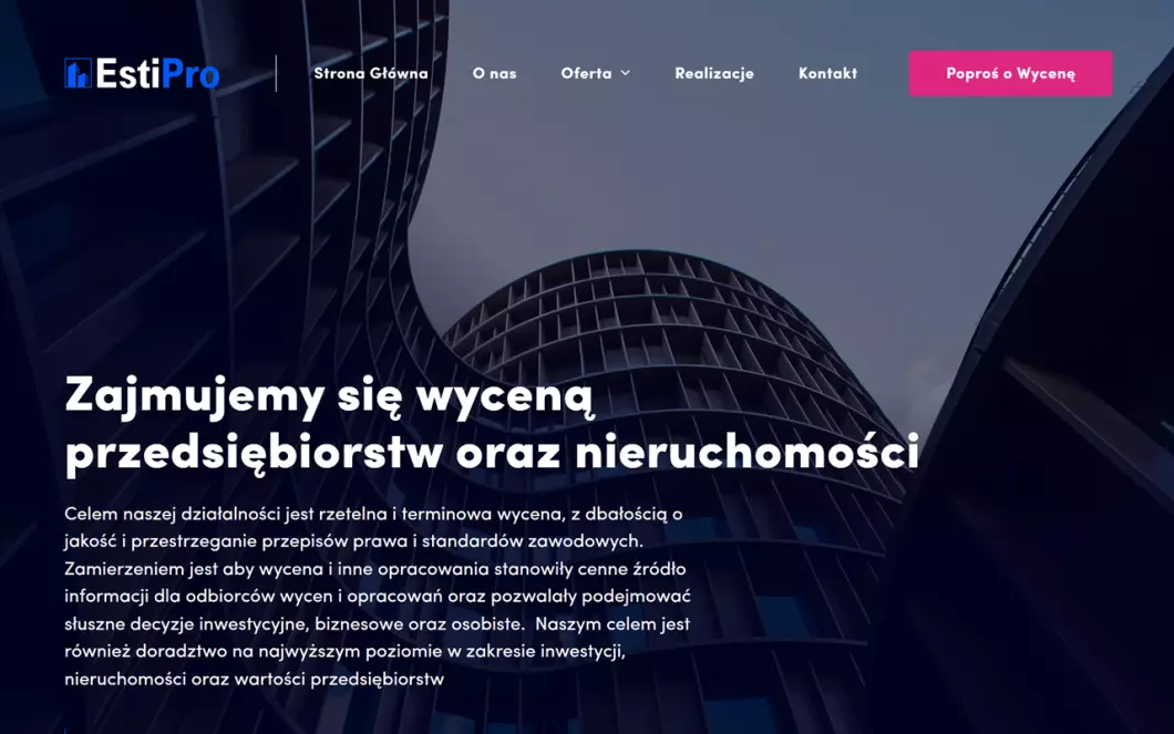 Wyceny nieruchomości i przedsiębiorstw | Estipro